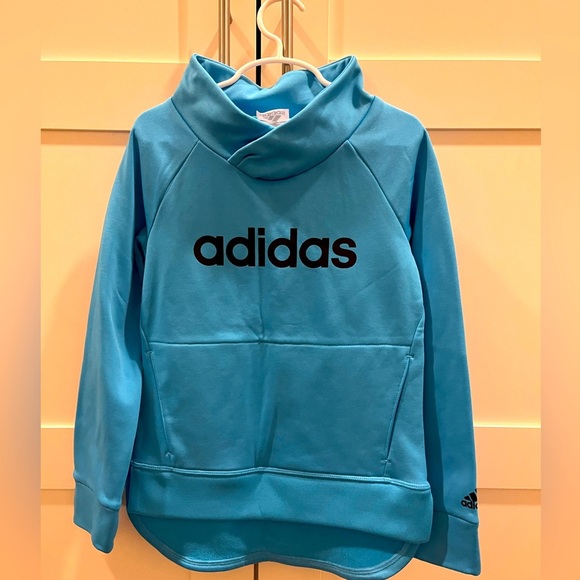 Size 6x girls Adidas cowl neck pullover - Picture 1 of 6